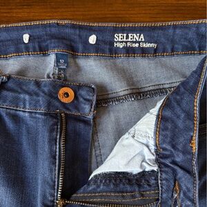 Selena High Rise Skinny Jeans - Deep Blue
